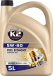 Variklių alyva K2 5W - 30, pusiau sintetinis, 5 l