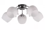 &Scaron;viestuvas lubų Candellux Lighting Zachera 35-77943, E27, 4 x 40 W, balta sp. / chromo sp.