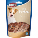 Skanėstas &scaron;unims Trixie Mini Pretzels, vi&scaron;tiena, 0.1 kg