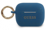 Ausinių dėklas Guess GUACAPSILGLBL Apple Airpods Pro, mėlyna sp.