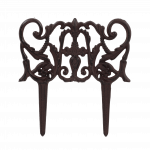 Dekoratyvinė tvorelė 4IQ, 28.5 cm x 1.2 cm x 30.1 cm, ruda sp.