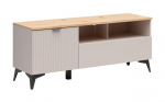 TV staliukas Velton, ąžuolo sp./ka&scaron;myro sp., 41 cm x 135 cm x 55.7 cm