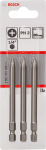 Atsuktuvų antgalių komplektas Bosch 2607001535, PH2, 89 mm, 1/4"