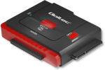 Adapteris Qoltec USB 3.0 to IDE | SATA III 50645 USB 3.0, IDE / SATA III, juoda sp./raudona sp.