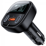 Automobilinis įkroviklis AceFast B5, USB/2 x USB-C, juoda sp., 101 W