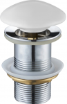 Sifono rinkinys su Click-clack dangteliu praustuvui Mexen, 95 mm, 65 mm, click clack funkcija, balta