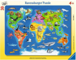 Dėlionė Ravensburger Animals of the World 066414, 32.5 cm x 24.5 cm, 30 vnt., įvairių spalvų