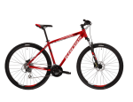 Dviratis kalnų Kross Hexagon 5.0, 29 ", L rėmas, juoda sp./raudona sp.