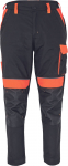 Darbo kelnės vyrams Cerva Max Vivo, juoda sp./oranžinė sp., 48 dydis