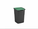Rū&scaron;iavimo &scaron;iuk&scaron;liadėžė Curver, 47 l, juoda sp./žalia sp.