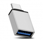 Adapteris Fusion Accessories Universal OTG FSN-OTG-TYPC-GR USB, USB Type-C, sidabro sp.