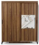 Spinta Kalune Design Fuga Fuga 160, rie&scaron;uto sp., 60 cm x 160 cm x 216 cm, su veidrodžiu
