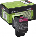 Tonerių kasetė Lexmark 802M, raudona sp.