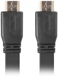 Laidas Lanberg HDMI V2.0 Flat CA-HDMI-21CU-0005-BK HDMI 19 pin male, HDMI 19 pin male, 0.5 m