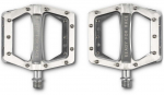 Pedalas Cube Flat CMPT 14144, aliuminis, pilka sp., 2 vnt.