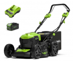 Akumuliatorinė vejapjovė savaeigė Greenworks GD40LM46SPK4, 46 cm