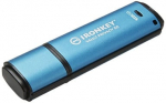USB atmintinė Kingston IronKey Vault Privacy 50 IKVP50/64GB, mėlyna sp., 128 GB