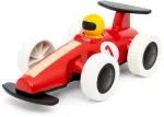 Žaislinis lenktyninis automobilis Brio Pull Back Race Car 63030800, raudona sp.