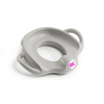 Mokomasis tualeto dangtis OkBaby Sofa, pilka sp., 9 cm x 42 cm x 35 cm