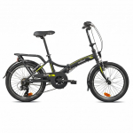 Dviratis sulankstomas Outliner, 20 ", pilka sp.