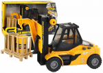 Žaislinis krautuvas Industry Series Forklift Car, 1:16, juoda sp./geltona sp.