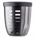 Indelis maistui, su stalo įrankiais Mepal Ellipse, 0.6 l, 11 cm x 11 cm, juoda sp.