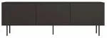 Televizoriaus spintelė Elme Studios Inar, grafito sp., 40 cm x 180 cm x 61 cm