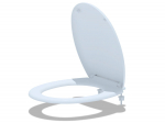 Unitazo dangtis Ani Plast WS0100KEU, balta sp., 41.3 cm x 36.2 cm
