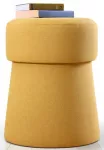 Pufas Hanah Home Beans 209FLF1209, geltona sp., 40 cm x 40 cm x 50 cm
