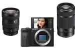 Beveidroninis fotoaparatas Sony A6600 16-50mm + 55-210mm, juoda sp.
