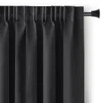 Užtemdančios užuolaidos Restilo Blackout, juoda sp., 140 cm x 260 cm