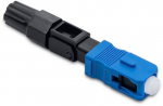 Laidų jungtis Qoltec SC/UPC Fiber Optic Fast Connector, 50, mėlyna sp./juoda sp.