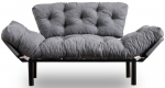 Sofa-lova Hanah Home Nitta, pilka sp., 155 x 85 cm x 73 cm