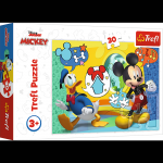 Dėlionė Trefl Mickey 18289T, 20 cm x 27 cm, 30 vnt., įvairių spalvų