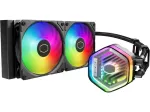 Vandens au&scaron;intuvas procesoriui Cooler Master MasterLiquid 240 Atmos ARGB, 1196 mm x 272 mm