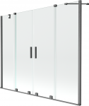Vonios sienelė Mexen Velar Duo II, 150 cm x 190 cm, brushed gun gray sp./grūdintas