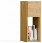 Naktinis staliukas Galax, ruda sp., 55 cm x 20 cm x 30 cm