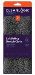 Masažinė plau&scaron;inė Cleanlogic Detoxify Exfoliating, 45 cm x 22 cm, juoda sp.