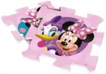 Kilimėlis kūdikiams - dėlionė EcoToys Minnie, 30 cm x 30 cm, 8 vnt, rožinė sp.