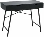 Ra&scaron;omasis stalas su stalčiais Akord Furniture Factory Rax, 100 cm x 48 cm, 80.5 cm, juoda sp.