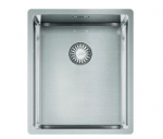 Virtuvinė plautuvė Franke Box BXX 210/110-34, nerūdijantysis plienas, 38 cm x 45 cm x 20 cm