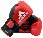 Bokso pir&scaron;tinės Adidas Hybrid 250, juoda sp./raudona sp., 12 oz