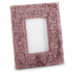 Nuotraukų rėmelis AmeliaHome Fur Mauve, 21 cm, rožinė