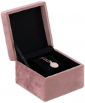 Papuo&scaron;alų dėžutė AmeliaHome Basa Rose, 11 cm, rožinė