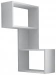 Sieninė lentyna Kalune Design Part 776HMS1625, balta sp., 85.5 cm x 20 cm x 47 cm