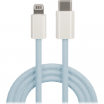 Kabelis Maxlife MXUC-06 USB Type-C, Lightning, 1 m, mėlyna