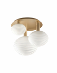 &Scaron;viestuvas kabinamas Domoletti Opalla 240088-WH, E27, 3 x 30 W, balta sp.