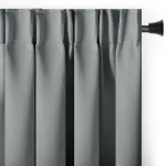 Užtemdančios užuolaidos Restilo Blackout, pilka sp., 140 cm x 260 cm