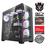 Stacionarus kompiuteris Intop RM90750NS AMD Ryzen 5 7500F, DDR5 16 GB, SSD+HDD 1 TB 2 TB, AMD Radeon RX 9060 XT 16 GB GDDR6