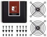 Ventiliatoriaus grotelės Noctua NA-FG1-8 Sx2 80mm, juoda, 2 vnt.